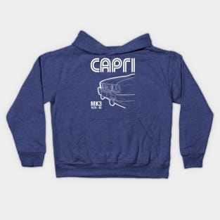 Retro 1978 - 1986 Capri MK3 T-Shirt Design Kids Hoodie